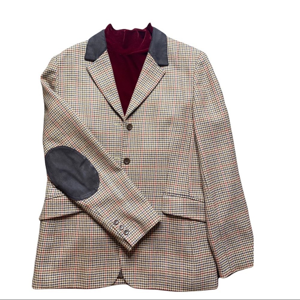 Vintage Casual Corner Brown and Burgundy Blazer, size 12